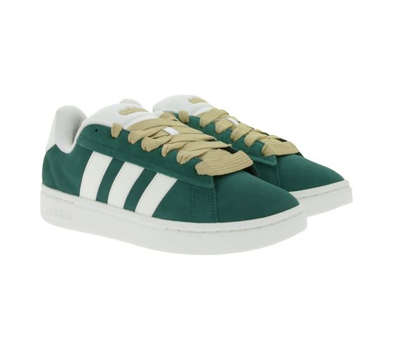 adidas Grand Court Alpha Women's Sneakers with Cloudfoam Technology Casual Shoes Lace-up Shoes IH3850 Green/White
