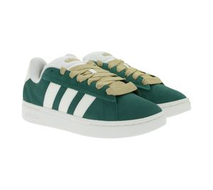 adidas Grand Court Alpha Women's Sneakers with Cloudfoam Technology Casual Shoes Lace-up Shoes IH3850 Green/White