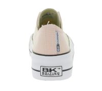 BRITISH KNIGHTS Kaya Low Women's Low-Top Canvas Sneakers with Reinforced Toe Lace-Up Shoes B49-3705-03 Pink