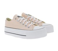 BRITISH KNIGHTS Kaya Low Women's Low-Top Canvas Sneakers with Reinforced Toe Lace-Up Shoes B49-3705-03 Pink