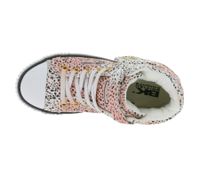 BRITISH KNIGHTS Roco Kinder Mid-Top Sneaker Schnür-Schuhe mit hoch- oder umklappbaren Schaft Teenager Mädchen B49-3726C-02 Weiß/Pink/Schwarz