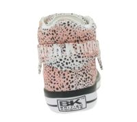 BRITISH KNIGHTS Roco Kinder Mid-Top Sneaker Schnür-Schuhe mit hoch- oder umklappbaren Schaft Teenager Mädchen B49-3726C-02 Weiß/Pink/Schwarz