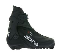ALPINA T40 Men's & Women's Cross-Country Ski Boots with Thinsulate Insulation Winter Shoes Winter Sports 53541K Black