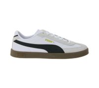 PUMA Club II Era Men's Genuine Leather Shoes Women's Sneakers in a Retro Football Design with Softfoam White/Black or Beige/Brown