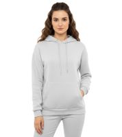 ZWILLINGSHERZ Hoodie Damen Sweat-Pullover Kapuzenpullover mit Tasche 46093 Rosa, Grau, Beige oder Schwarz