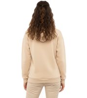 ZWILLINGSHERZ Hoodie Damen Sweat-Pullover Kapuzenpullover mit Tasche 46093 Rosa, Grau, Beige oder Schwarz