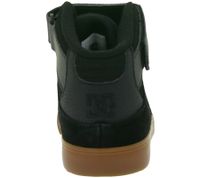 DC Pure High-Top EV Kids' Mid-Top Sneakers Skate Shoes with Ventilation Holes Genuine Leather Shoes ADBS300324 Black