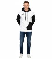 Hollister X Social Tourist Men's Hoodie with Social Tourist Print, Cotton Pullover 365-352-0016-119 White/Black