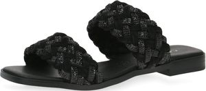 Sporty CAPRICE mules, slip-on shoes for women 9-9-27103-20 030 Black