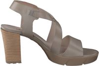 Comfortable Paul Green sandals, women's sandals 7924-053, green