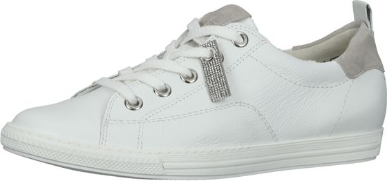 Baskets tendance Paul Green pour femme, modèle à lacets 5235-013, blanches
