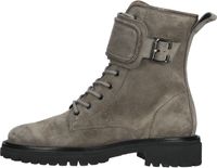Modische paul green Stiefelette Schnürschuhe für Damen 9080-002 Grau