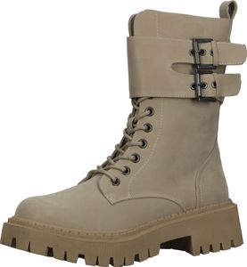 Sporty BULLBOXER ankle boots, lace-up shoes for women 173502F6S BONE Beige