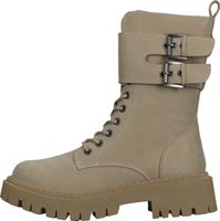 Sportliche BULLBOXER Stiefelette Schnürschuhe für Damen 173502F6S BONE Beige