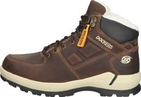 Comodi stivaletti Dockers by Gerli, scarpe stringate da uomo, 39OR103-402460, marrone