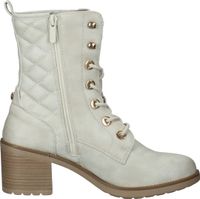 Modische MUSTANG Stiefelette Schnürschuhe für Damen 1441-502-203 Weiß