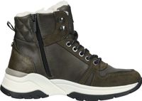 Versatile MUSTANG ankle boots, lace-up shoes for women, 1438-603-770, green