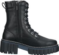 Bottines confortables MUSTANG à lacets pour femme, 1447-506-9, noires