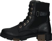 Stivaletti sportivi MUSTANG, scarpe con lacci da donna 1443-502-9 Nero