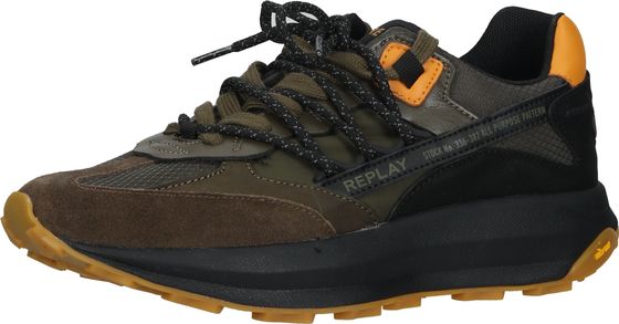 Baskets confortables REPLAY pour homme, modèle à lacets GMS6M .000.C0001L 039 Vert