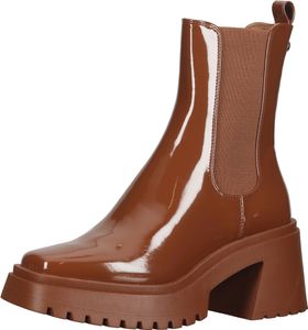 Bottines Steve Madden polyvalentes, chaussures à enfiler pour femmes, Parkway SM19000007-580, marron