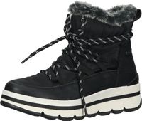 Comfortable Tom Tailor ankle boots, lace-up shoes for women, 4290401 00001, black