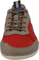 Sneakers alla moda da uomo Tom Tailor, scarpe con lacci 5383305 03127, rosse
