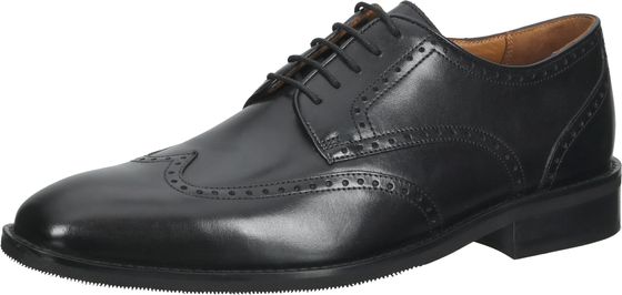 Fashionable GORDON & BROS business shoes, lace-up shoes for men 624697 BLACK Black