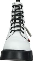 Botines Kickers versátiles, zapatos con cordones para mujer 910621-50 3 Blanco