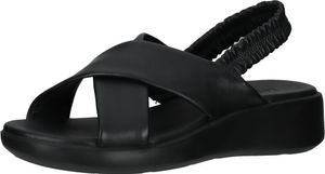 Elegant Legero sandals, slip-on shoes for women, 2-000261, 100, black