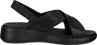 Elegant Legero sandals, slip-on shoes for women, 2-000261, 100, black