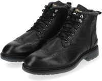 Trendy Pantofola d'Oro ankle boots, lace-up shoes for men 10233052.11A Black