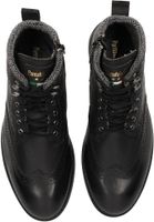 Trendy Pantofola d'Oro ankle boots, lace-up shoes for men 10233052.11A Black