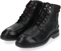 Comfortable Pantofola d'Oro ankle boots, lace-up shoes for men 10233053.25Y Black