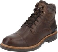 Fashionable Pantofola d'Oro ankle boots, lace-up shoes for men 10233056.IKU Brown