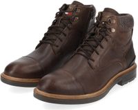 Fashionable Pantofola d'Oro ankle boots, lace-up shoes for men 10233056.IKU Brown