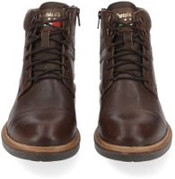 Fashionable Pantofola d'Oro ankle boots, lace-up shoes for men 10233056.IKU Brown