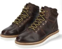 Botines cómodos Pantofola d'Oro, zapatos con cordones para hombre 10233062.IKU Marrón