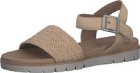 Comfortable s.Oliver sandals for women 5-5-28121-20 490 Beige