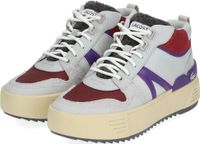 Trendy Lacoste women's sneakers, lace-up shoes 46CFA0036 GT1 Grey