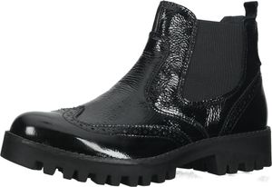 Komfortable IMAC Stiefelette Schlupfschuhe für Damen 255120 4200-011 Schwarz