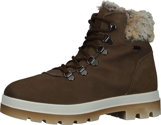 Botines IMAC versátiles, zapatos con cordones para mujer, 258858 30176-017, marrón