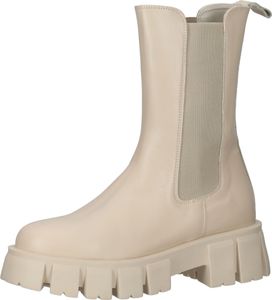 Botines elegantes LAZAMANI, zapatos sin cordones para mujer, color beige crudo 55.084