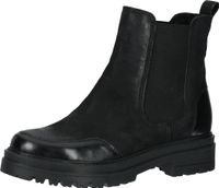 Elegante Sansibar Stiefelette Schlupfschuhe für Damen 1101069 01 Schwarz