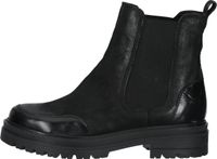 Elegante Sansibar Stiefelette Schlupfschuhe für Damen 1101069 01 Schwarz