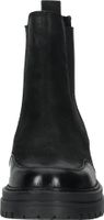 Elegante Sansibar Stiefelette Schlupfschuhe für Damen 1101069 01 Schwarz