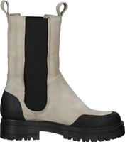 Sportliche Sansibar Stiefelette Schlupfschuhe für Damen 1101070 33 Grau