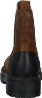 Modische Sansibar Stiefelette Schlupfschuhe für Damen 1101918 42 Braun