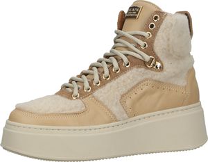 Zapatillas cómodas con cordones para mujer SCAPA 21/MARA15 120 Beige