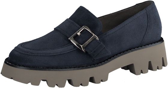 Zapatos sin cordones versátiles Paul Green para mujer 1050-004 Azul